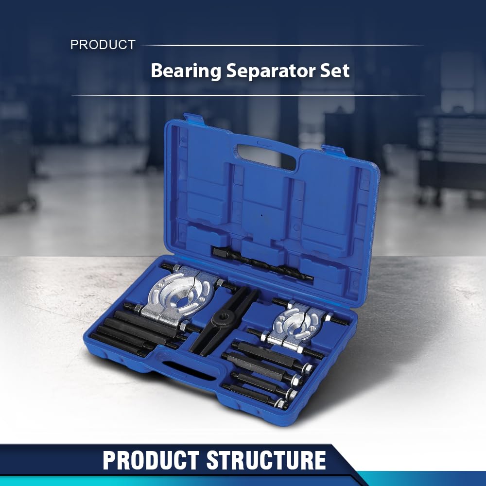 PIT66 Bearing Separator & Gear Puller Set w/Storage Case