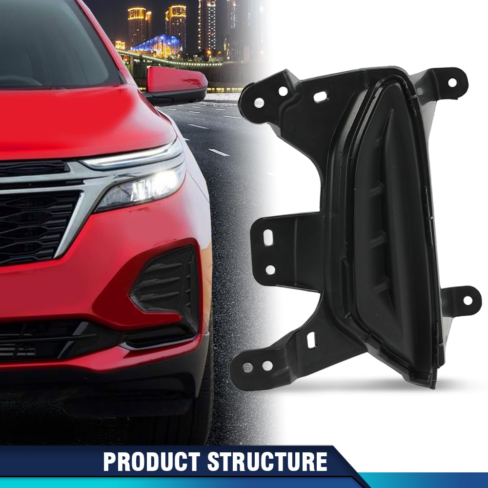 PIT66 Front Bumper Grille Insert Compatible with Chevy Equniox 2022 2023