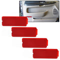 PIT66 Door Reflector 4PCS Compatible with 1999-2007 Ford F250 F350 F450 F550 Super Duty F81Z2523820AA Red