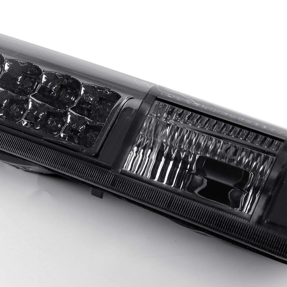 PIT66 LED 3rd Brake Light, Compatible with 04-08 Ford F-150 Lobo / 07-10 Ford Explorer Sport Trac / 06-08 Lincoln Mark LT Black Housing Black Lens