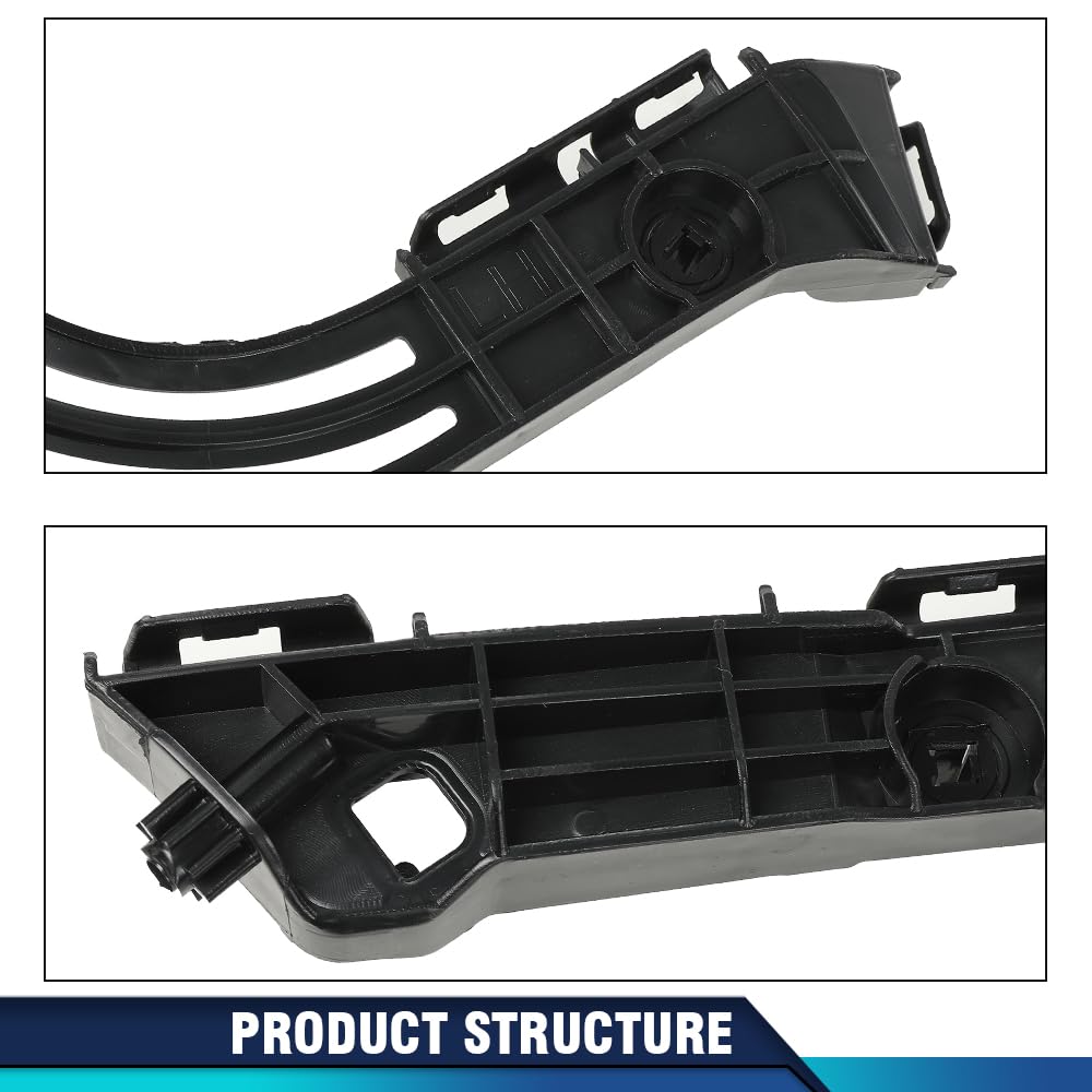 PIT66 Rear Bumper Support Retainer Bracket, Driver Side Black 5215635050,