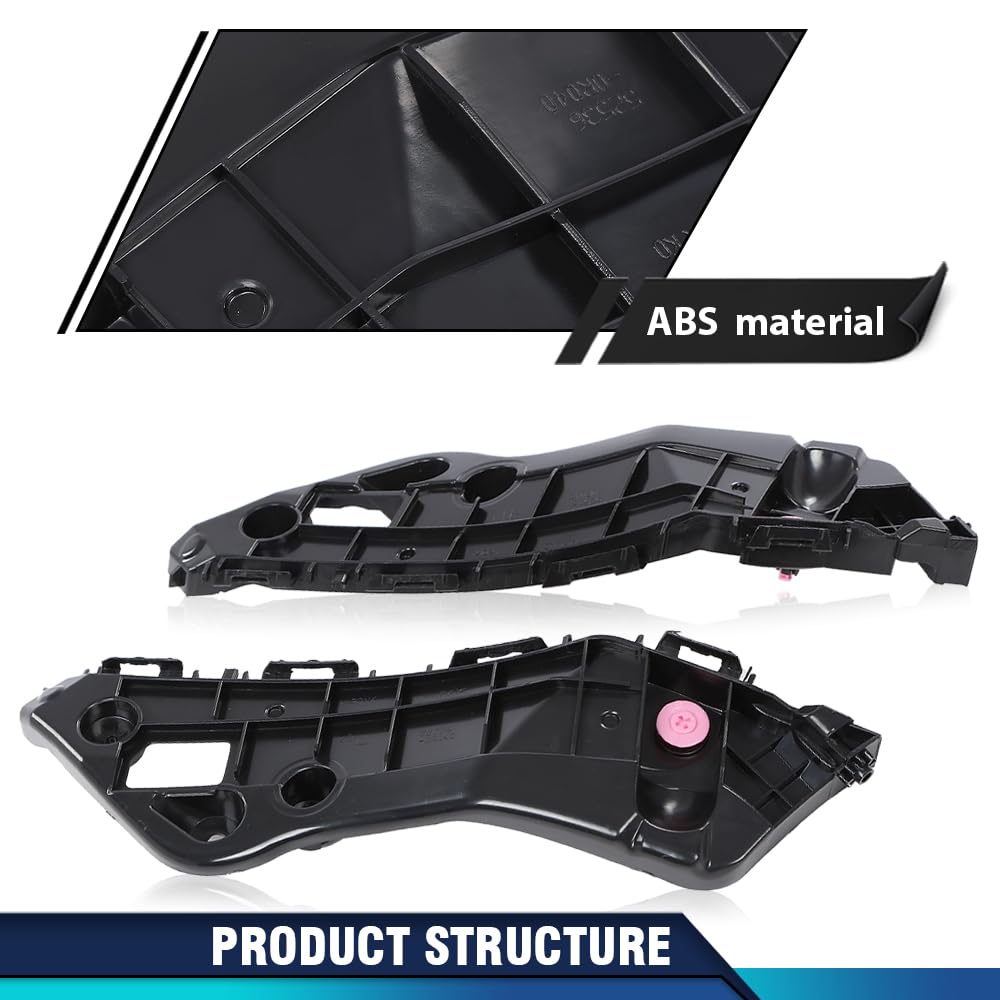 PIT66 2 Pcs Front Bumper Retainer Set, TO1033116, TO1032116