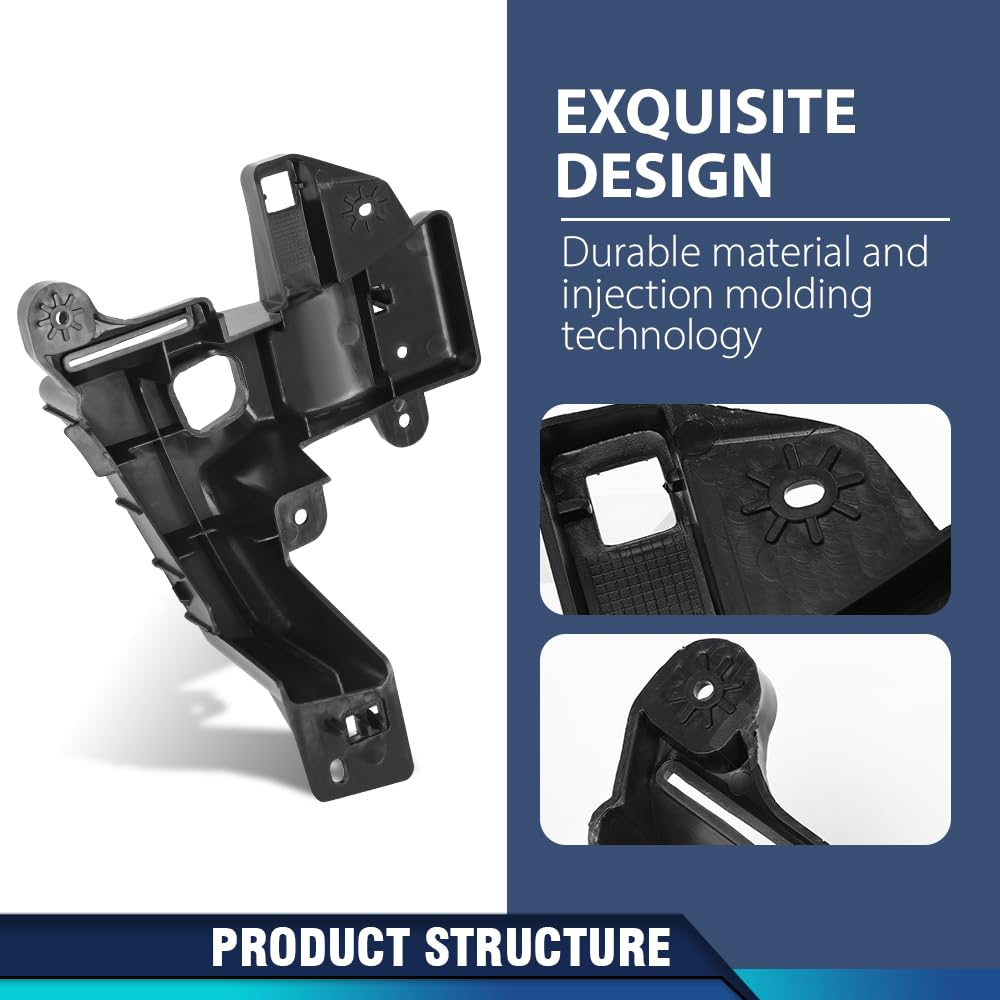 PIT66 Rear Bumper Bracket Right Side, Black