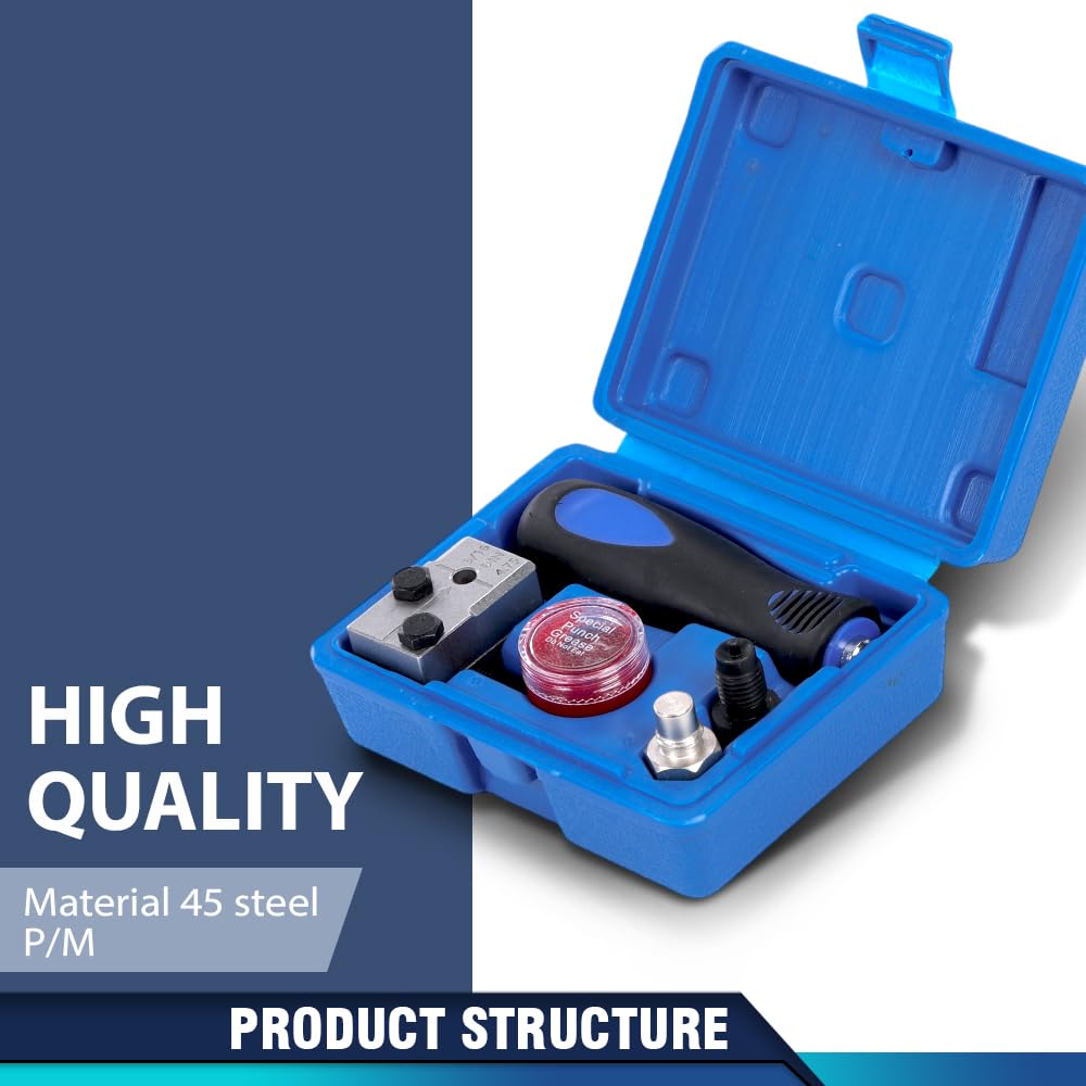 PIT66 3/16 Inch Brake Line Flaring Tool Single Flare Tool Kit Handheld