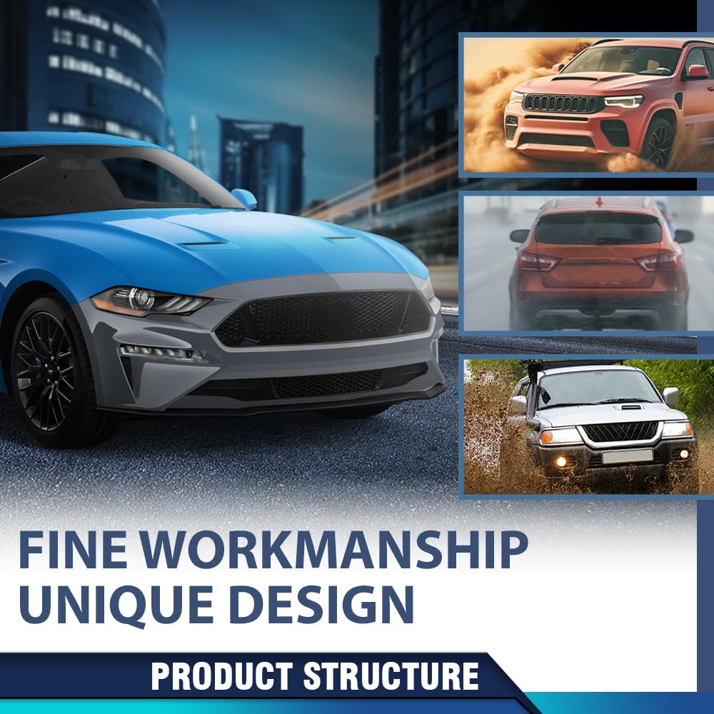 PIT66 Front Bumper Cover Fascia Primed Fit Ford Mustang 2018-2019