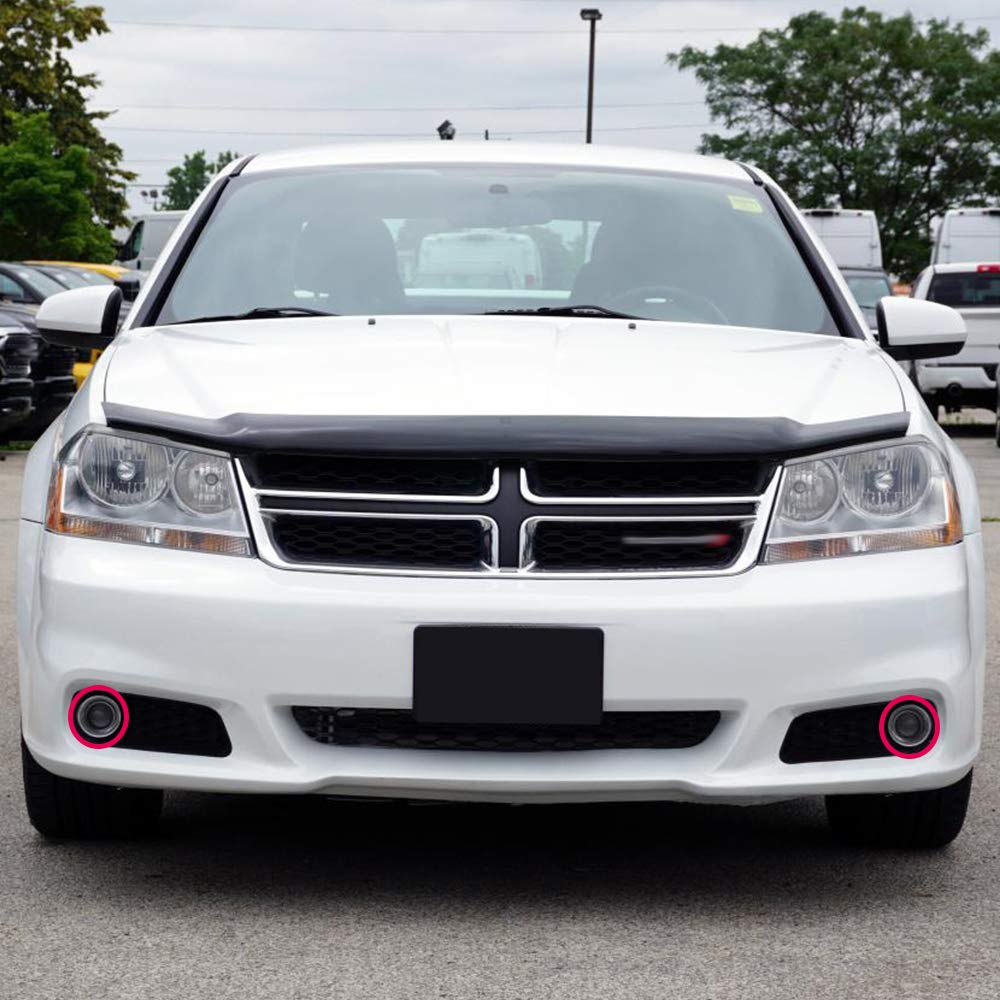 PIT66 Fog Light Compatible with 14-16 Chrysler 200 Town & Country
