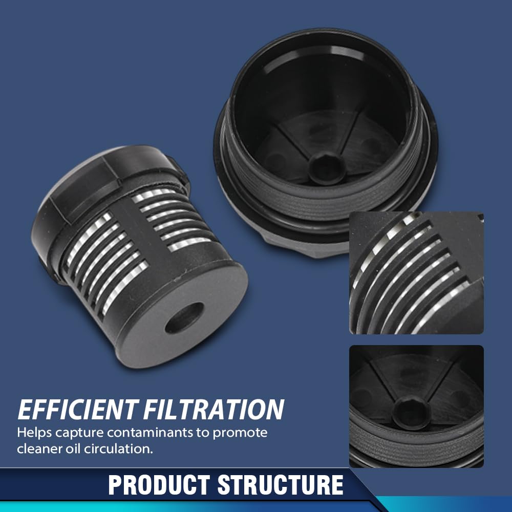 PIT66 Coupling Oil Filter Plastic Black Fit Audi TT Quattro 2000-2006