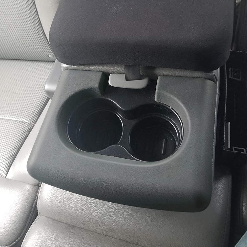 PIT66 Center Console Cup Holder Compatible with Ford F150 2004-2014 Gray