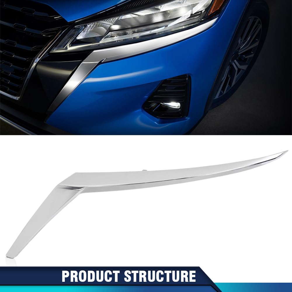 PIT66 Left Bumper Cover Grille Molding, NI1046111, 191275878064, 620755R00A