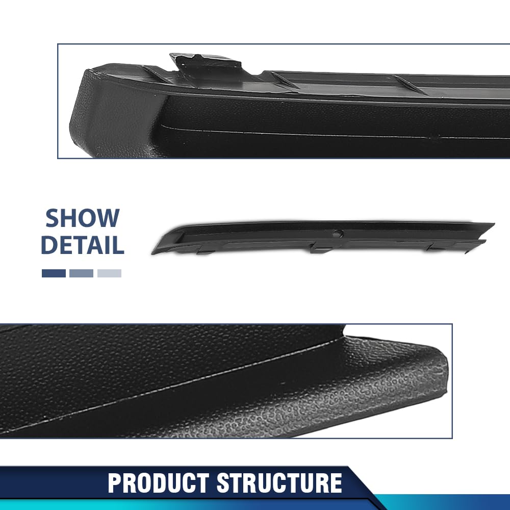 PIT66 Front Bumper Trims Left & Right Side w/Fog Light Hole, VW1039137,