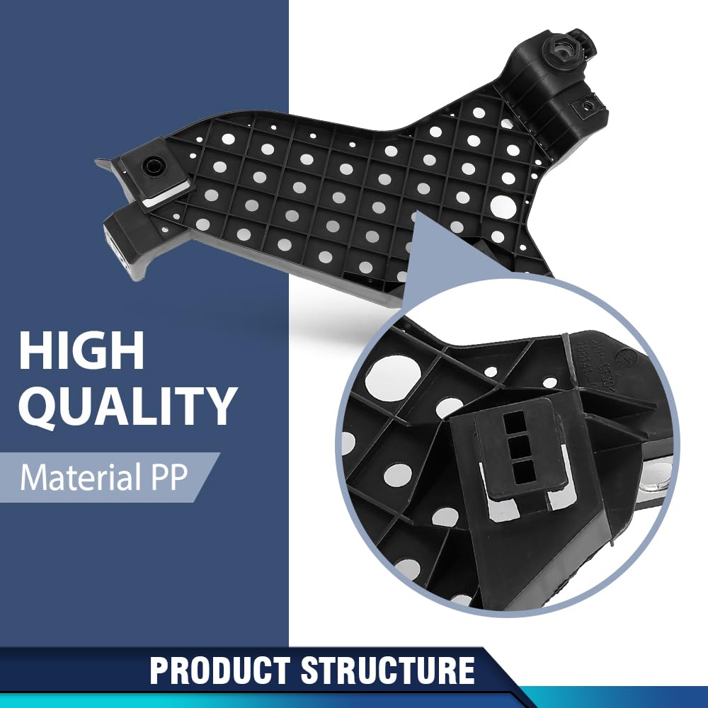 PIT66 Headlight Lamp Retainer Plate Bracket Left Driver Side Compatible with Audi Q3 Quattro 2013-2018 8U0941453 PP Plastic