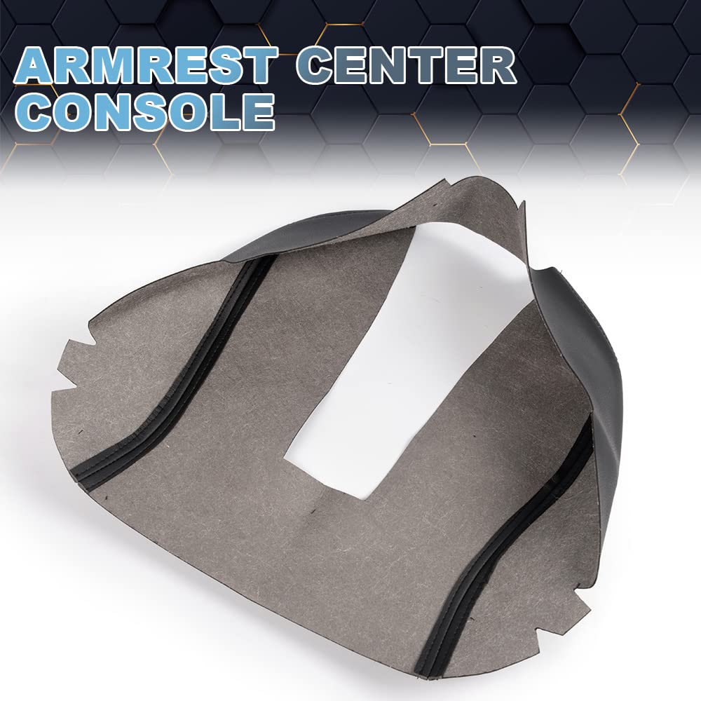 PIT66 Armrest Lid Cover Fit Silverado/Sierra 2007-2014 Black