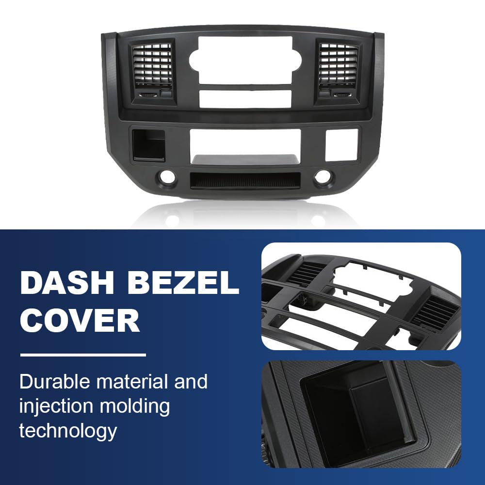 PIT66 Climate Control Air Vent Bezel Fit Dodge Ram 1500 2500 3500 2006-2008