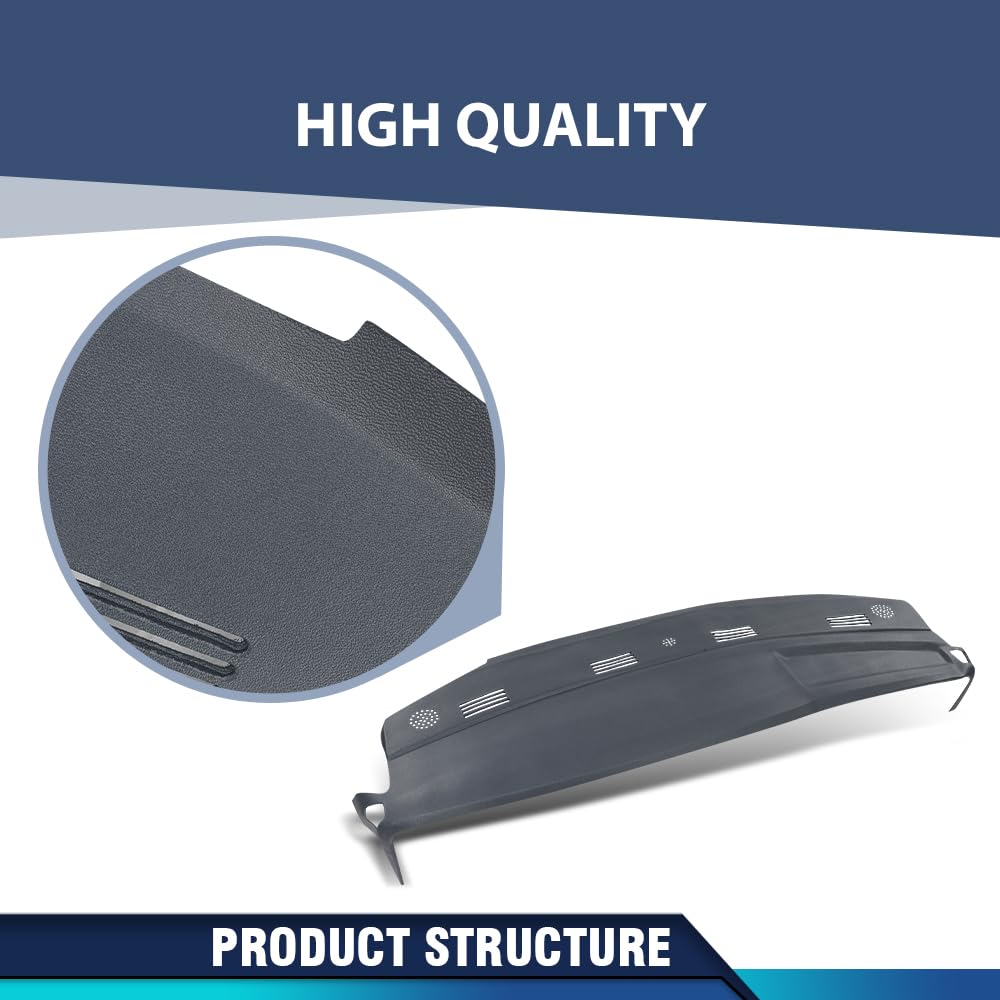 PIT66 Blue TPE Dash Dashboard Cover Fit Dodge Ram 1500 2500 3500 2002-2005