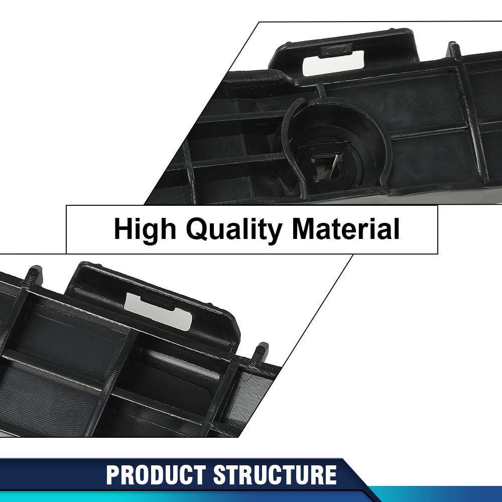PIT66 Rear Bumper Support Retainer Bracket, Driver Side Black 5215635050,