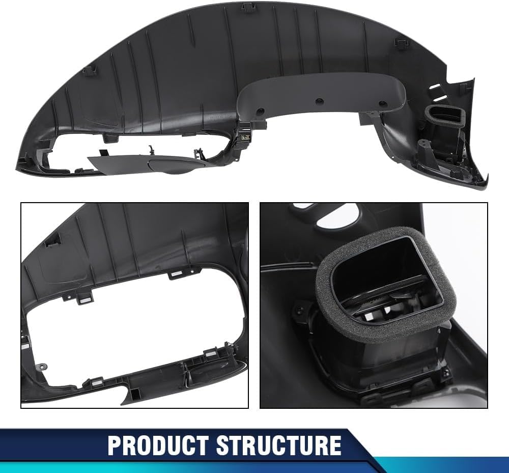 PIT66 Dash Pad Bezel Cover Fit Ford F150 Expedition 1997-2003