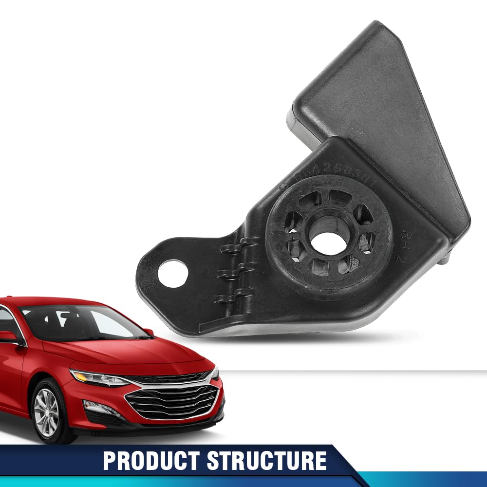 PIT66 Radiator Upper Bracket Right Passenger Side Compatible with Chevy Malibu 2016-2023/Fit Buick Lacrosse 2017-2019 84258381 84258382 22982959