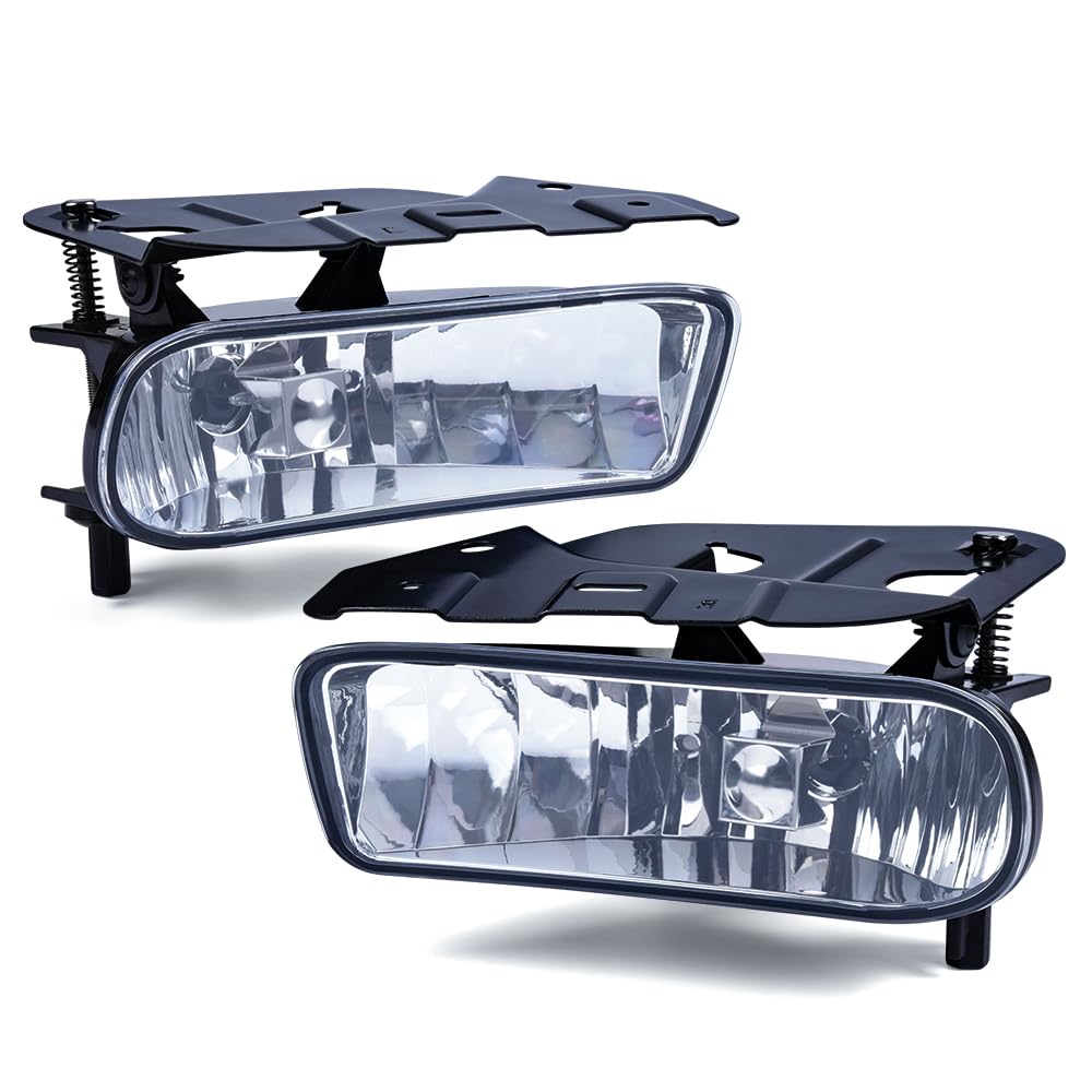 PIT66 Front Bumper Fog Lights Compatible with 2002-2006 Cadillac Escalade
