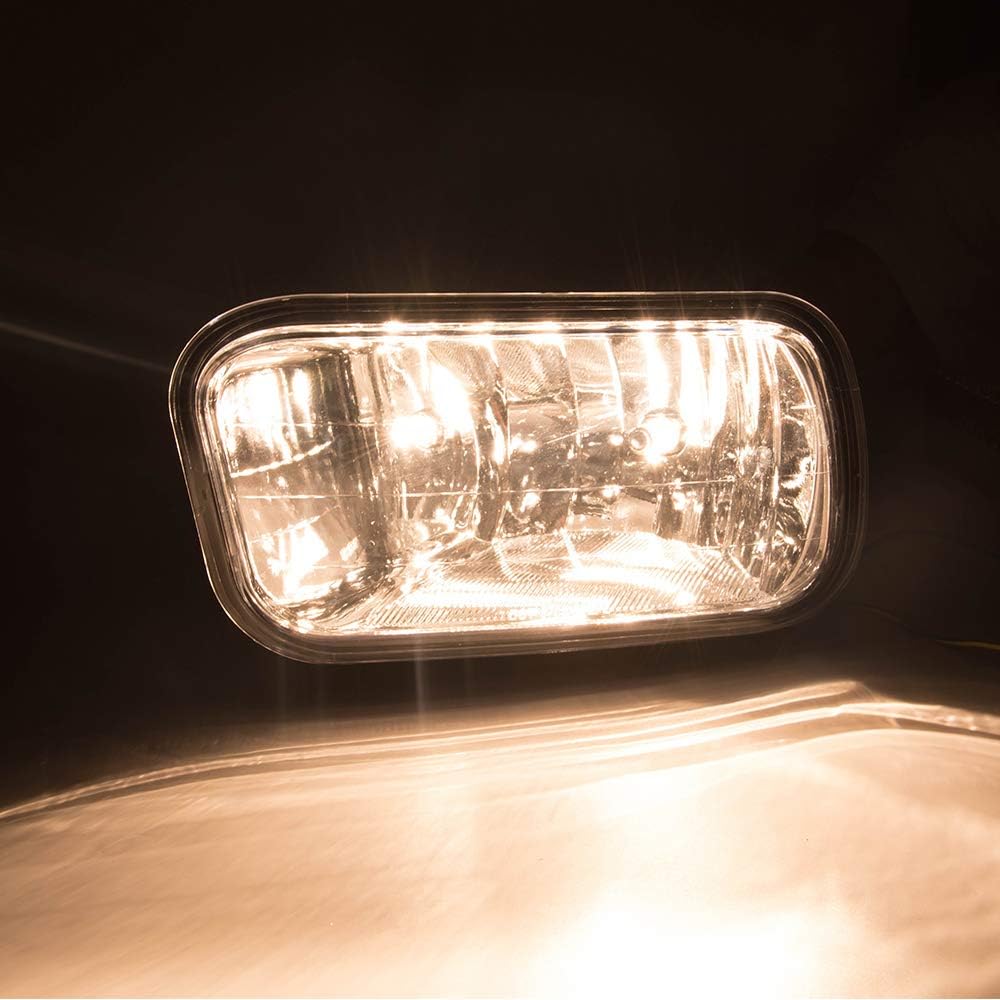 PIT66 Fog Light, 2PCS Front Left & Right Fog Lights Lamps Clear Lens
