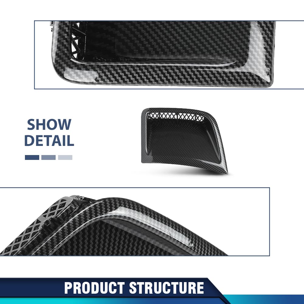 PIT66 Front Bumper Side Air Vents Corner Cover, Plastic