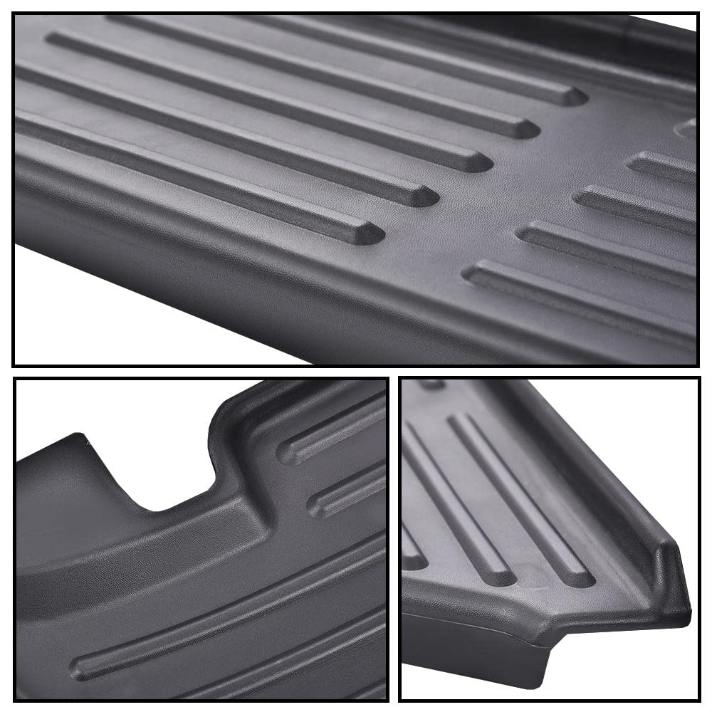 PIT66 Rear Bumper Step Pad Cover Compatible with Ford F250 F350 F450 F550 Super Duty Lariat, XL, XLT Models 1999-2007 Driver Left and Passenger Right Side