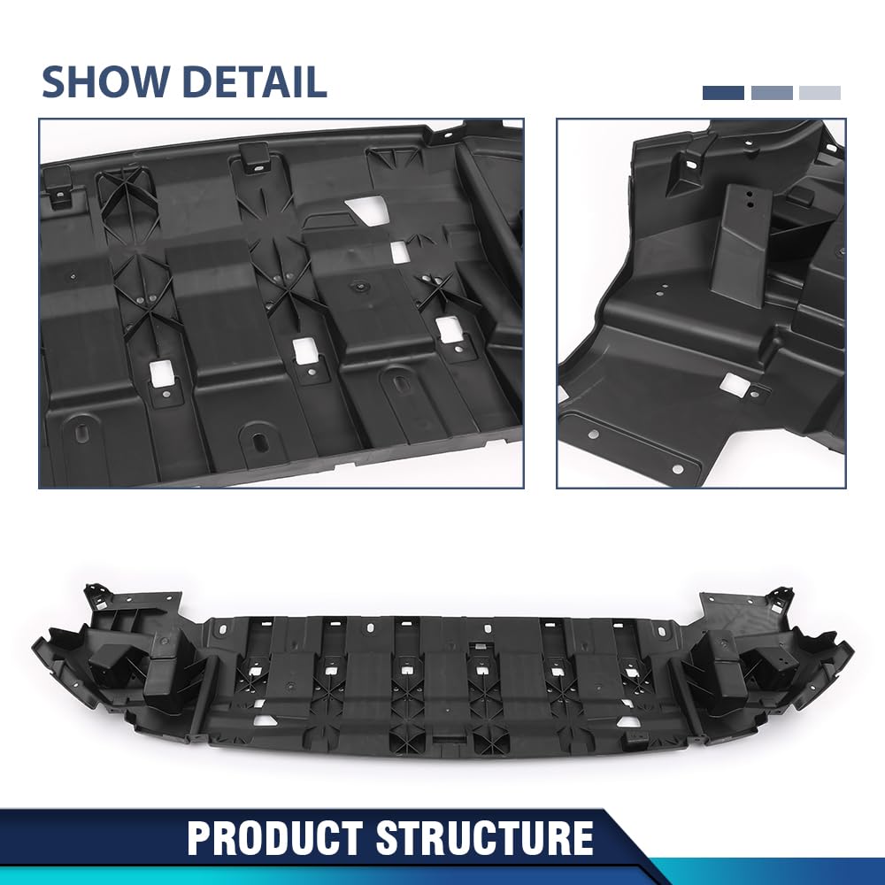 PIT66 Front Lower Engine Splash Shield Bumper Air Fit Ford Escape 2017-2019