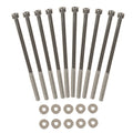 PIT66 Intake Manifold Bolts Stainless Steel Kit, Compatible with GEN III, IV LSX (LS1 LS2 LS3 LS6 LS7) Chevy V8 Engines