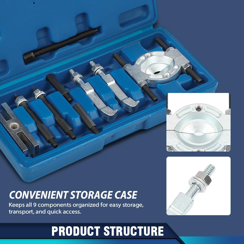 PIT66 Bearing Separator Puller Set 15-58mm Bearing Splitter Removal Tool