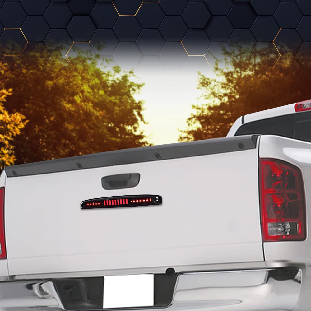 PIT66 LED 3rd Brake Light Fit Dodge Ram 2500 3500 2003-2006 Black Housing