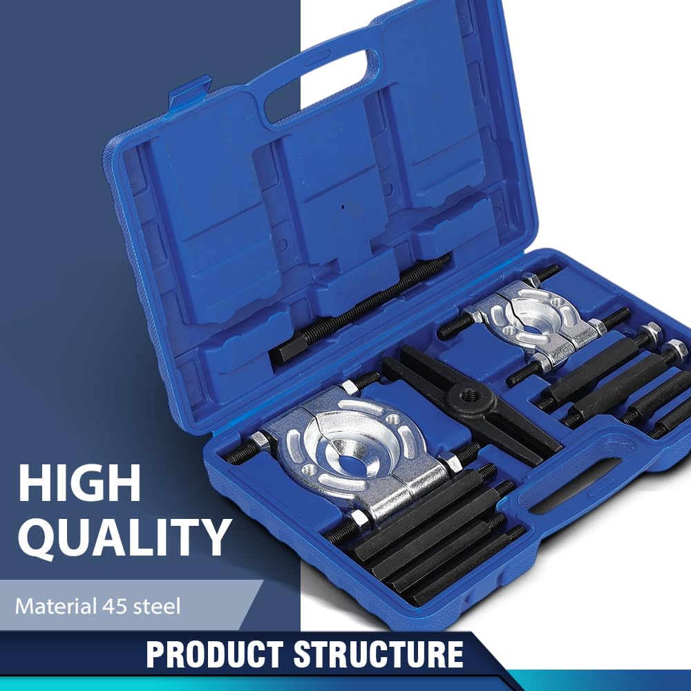 PIT66 Bearing Separator & Gear Puller Set w/Storage Case