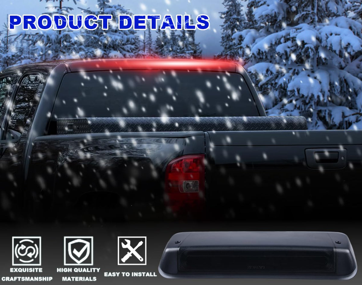 PIT66 LED 3rd Brake Light Fit Ford F150 2004-2008 Third Black Housing