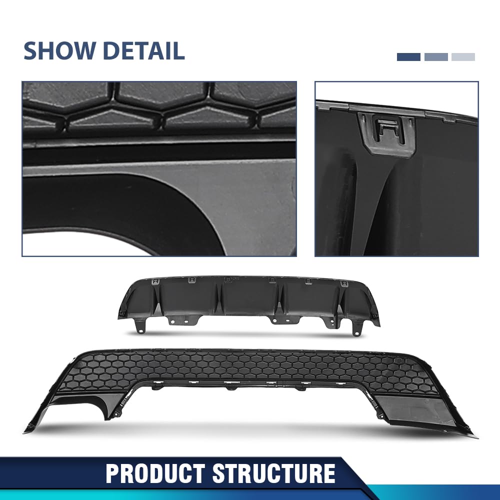 PIT66 Rear Bumper Valance Cover Fit Toyota Corolla SE XSE 2020-2022