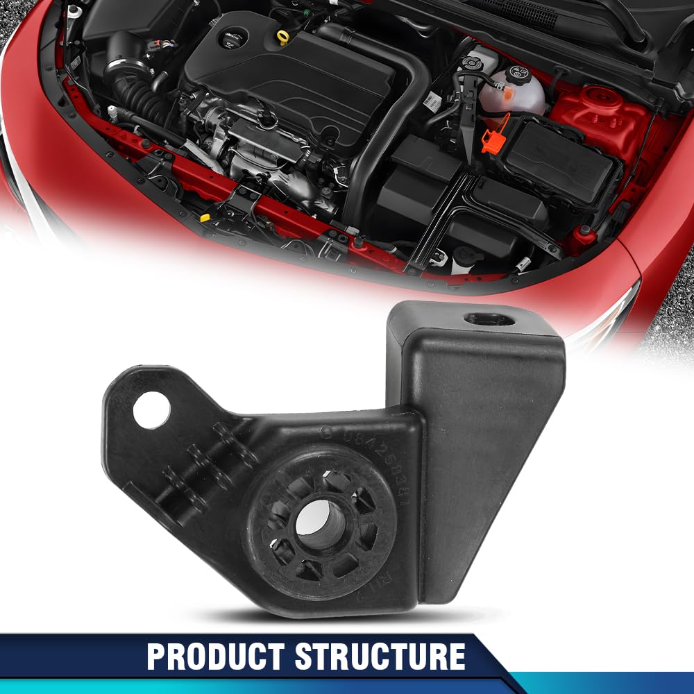 PIT66 Radiator Upper Bracket Right Passenger Side Compatible with Chevy Malibu 2016-2023/Fit Buick Lacrosse 2017-2019 84258381 84258382 22982959