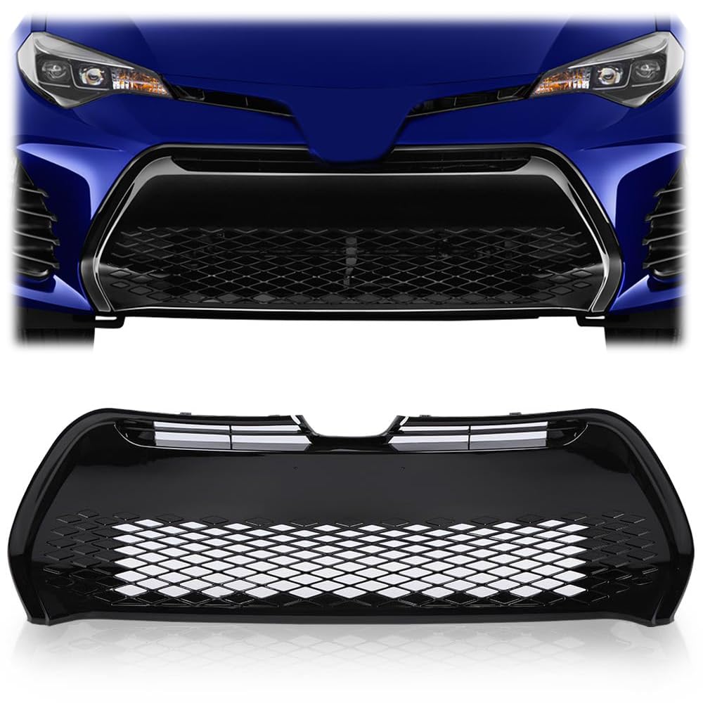 PIT66 Front Bumper Lower Grille Grill Fit Toyota Corolla SE XSE 2017-2019