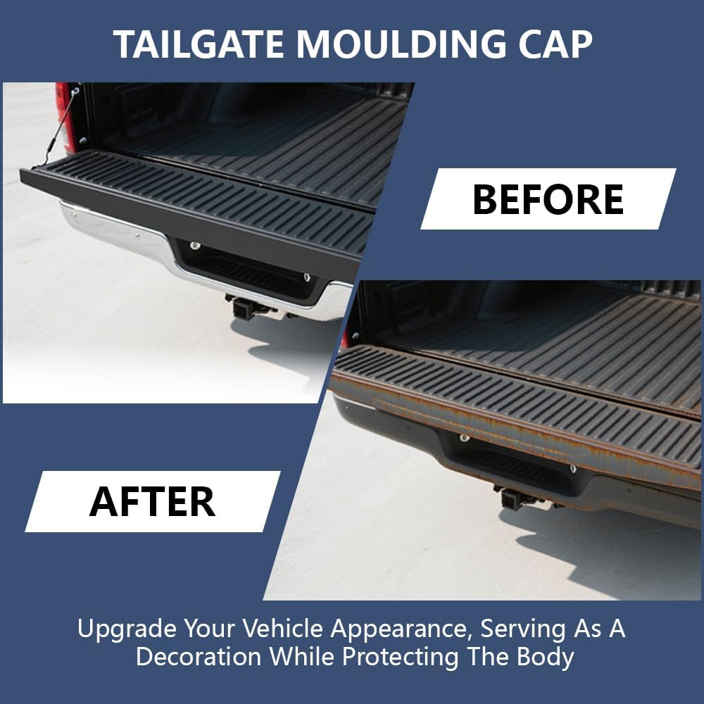 PIT66 Tailgate Cap Spoiler Fit Chevy Silverado 1500 03‑06 & Classic 2007