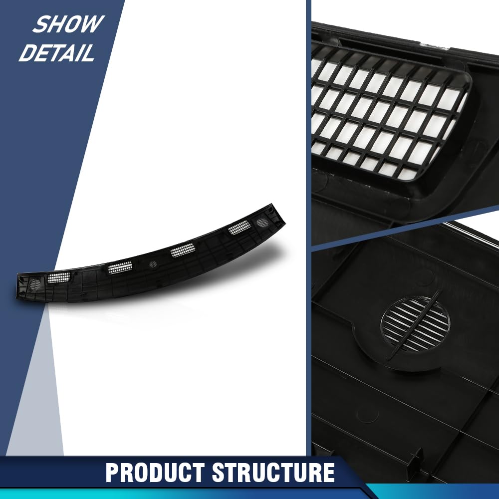 PIT66 Black Upper Dash Cover Cap Fits Dodge Ram 1500 2500 3500 2002‑2005
