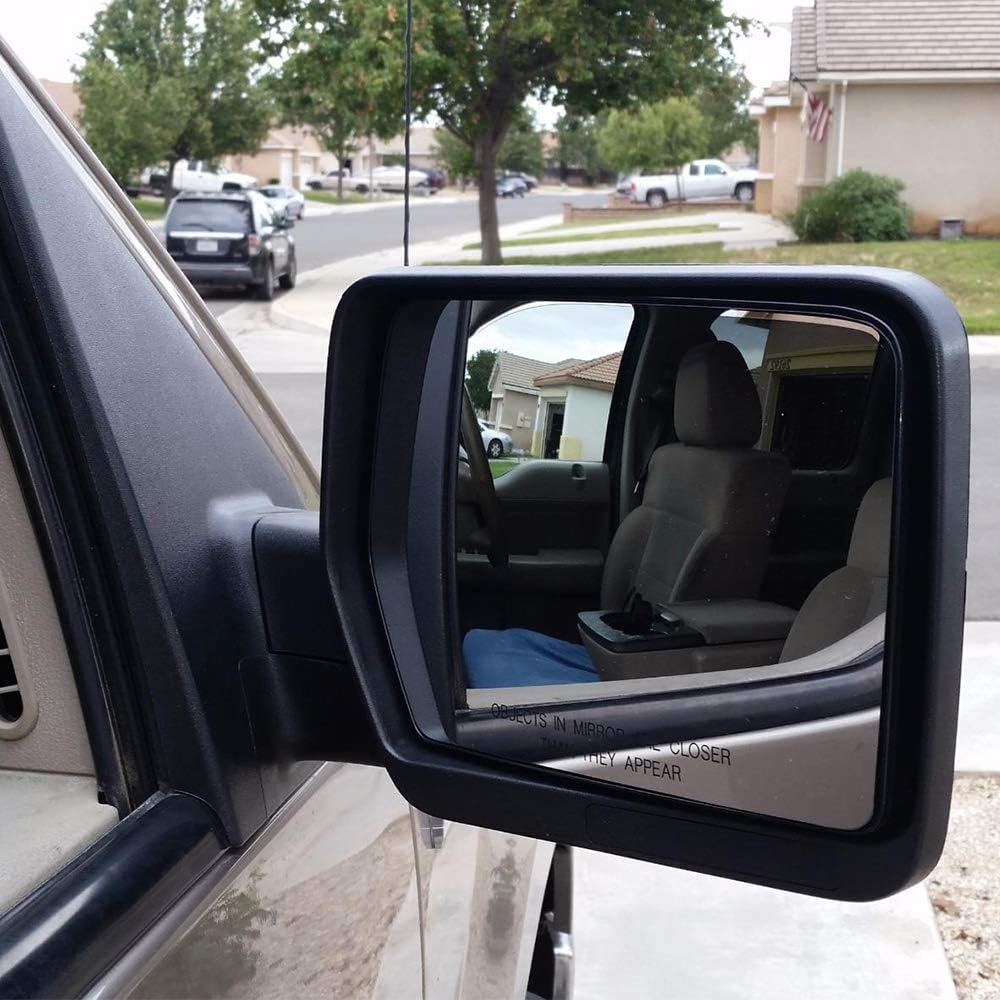 PIT66 2PCS Mirror Glass Compatible with Ford F-150 2004-2010, Fit Lincoln LT Pickup 2006-2008 Left & Right Side Non-Heated FO1320233,4L3Z-17K707-AA, 4L3Z17K707AA