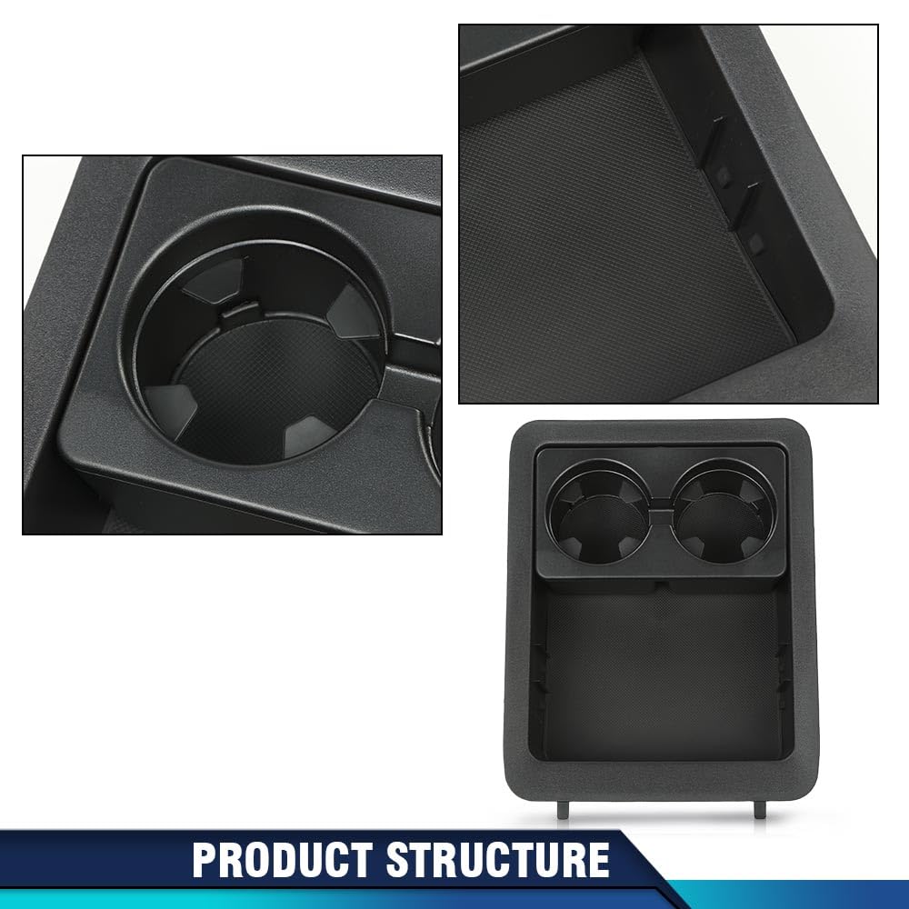 PIT66 Center Console Tray Cup Holder Bezel Fit Silverado Sierra 2007-2013