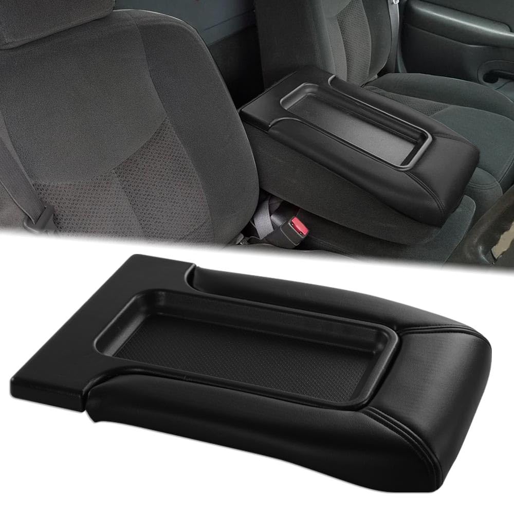 PIT66 Center Console Armrest Kit Compatible with Silverado Avalanche Suburban Tahoe Sierra Yukon Escalade 1999-2007 Armrest Lid Cover Latch Lid Repair Kit CCLK-CHGM-001-LGY 19127364 19127365 19127366