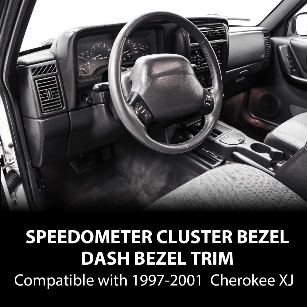 PIT66 Dash Panel Cover Bezel Compatible with Jeep Cherokee XJ 1997-2001