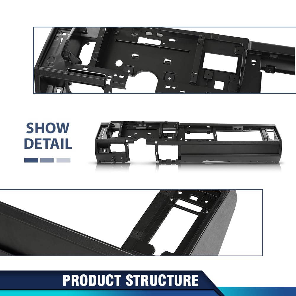PIT66 Black Dash Core Fits Chevy Blazer GMC Yukon Suburban 1992‑1994