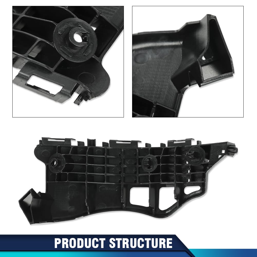 PIT66 Front Bumper Support Retainer Brackets Left and Right, TO1043134,