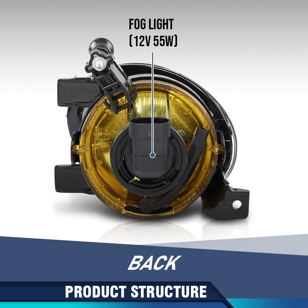 PIT66 Fog Light Fit VW Touareg 2011 2012 2013 2014