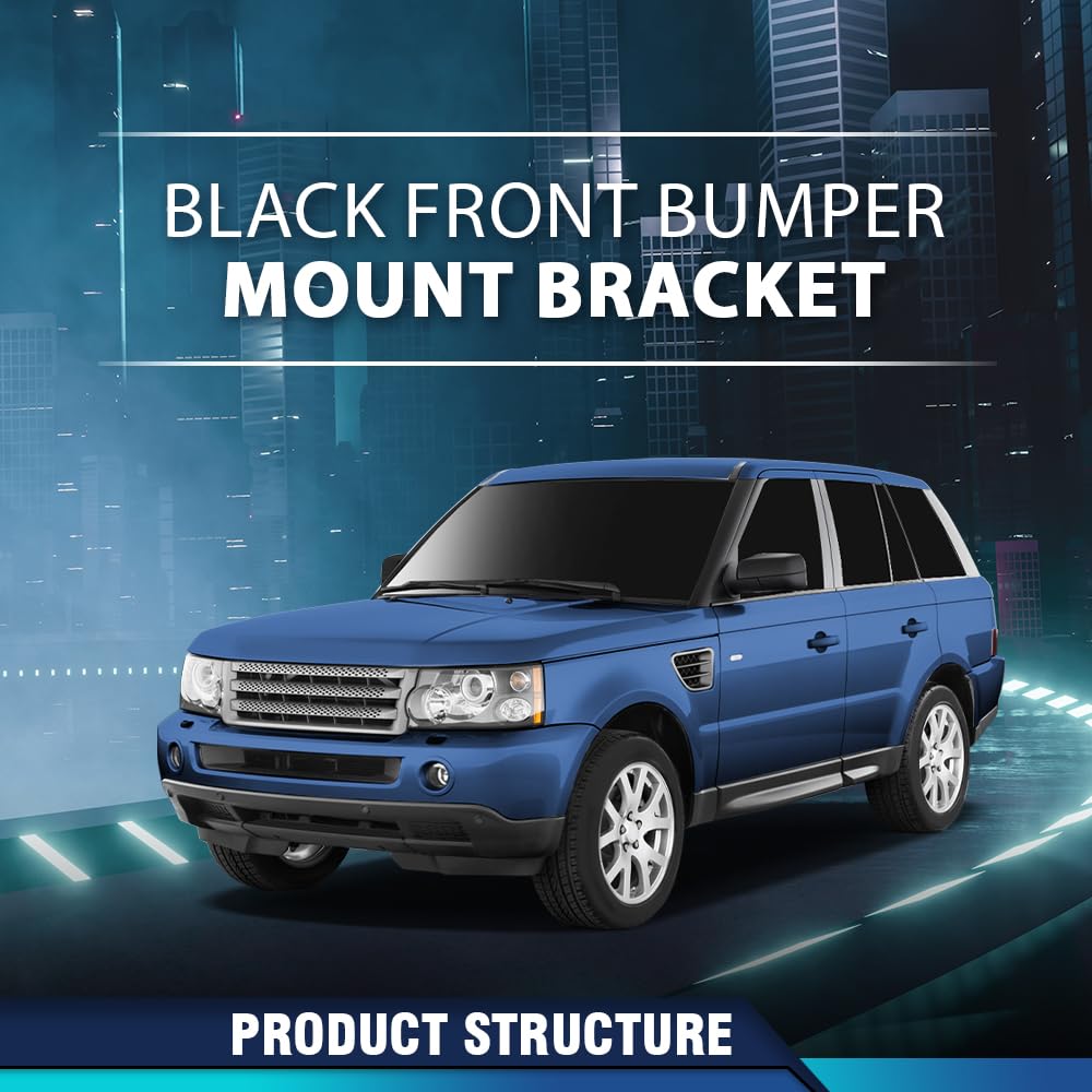 PIT66 Front Bumper Mount Bracket, Black