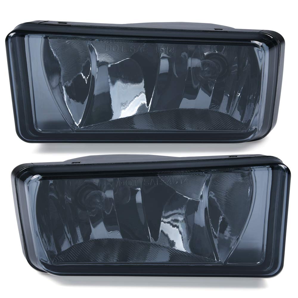 PIT66 Headlights & Fog Lights Fit 2007-2014 Chevy Silverado 1500/2500/3500