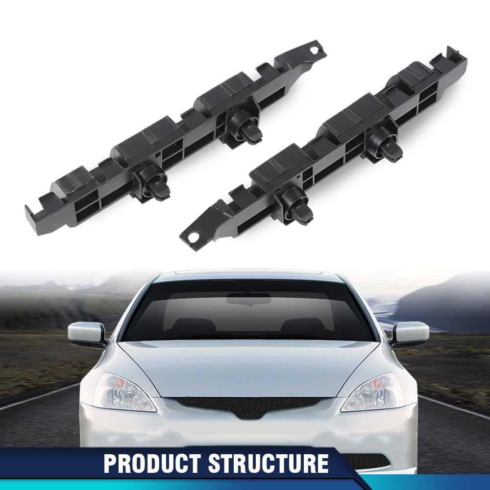 PIT66 Front Bumper Brackets Compatible with Honda Accord 2003-2007, Set of