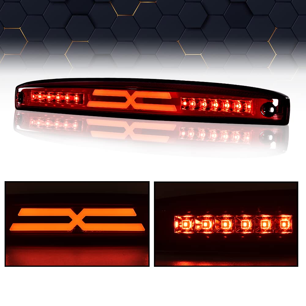 PIT66 LED 3rd Brake Light Fit Dodge Ram 2500 3500 2003-2006 X Type Red Lens