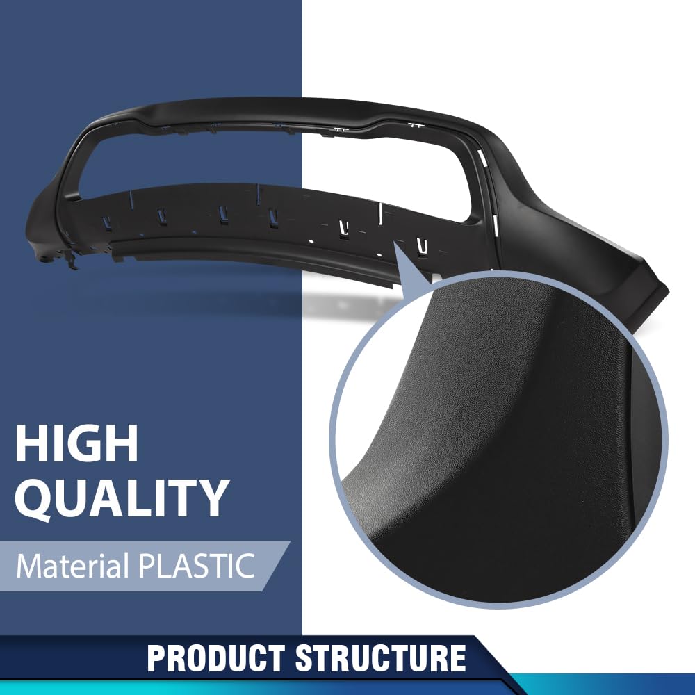 PIT66 Front Lower Bumper Cover Fit Jeep Grand Cherokee 2014-2016 Black