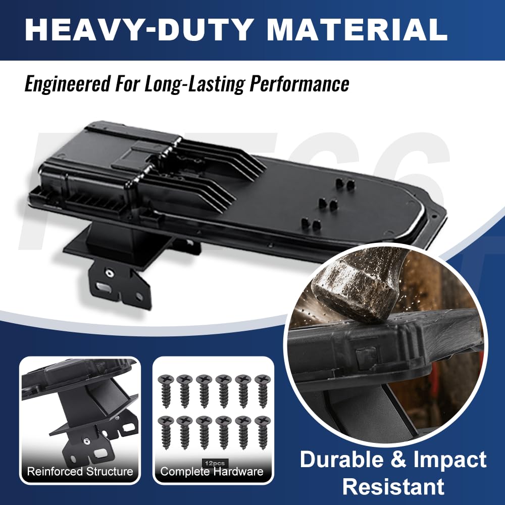 PIT66 Black Center Console Lid, Compatible with Ford Ranger 2004-2011