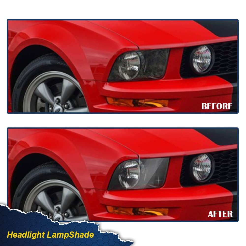 PIT66 Headlight Lens Cover, Smoky